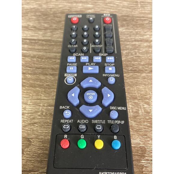 LG Remote Control for Blu-Ray Disc Player BP125 BP200 BP220 BP320 - Picture 12 of 12